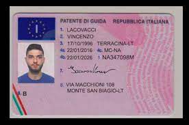 Итальянские водительские права 0