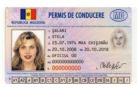 Prawo jazdy Mołdawia